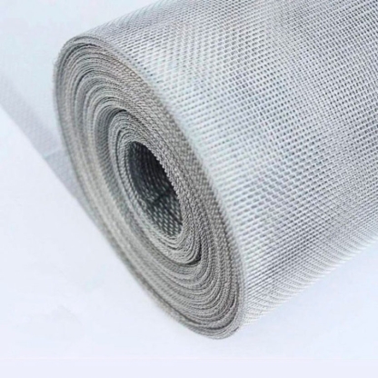 Сетка алюминиевая просечно-вытяжная оцинкованная с мелкой ячейкой в рулонах 1,4х10х10 мм в&nbsp;Челябинске

